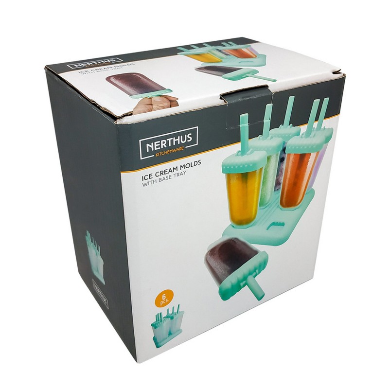 Nerthus Kitchenware Molde 6 Helados Con Base