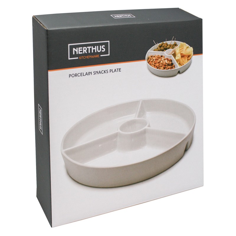 Nerthus Kitchenware Plato 3 Snacks