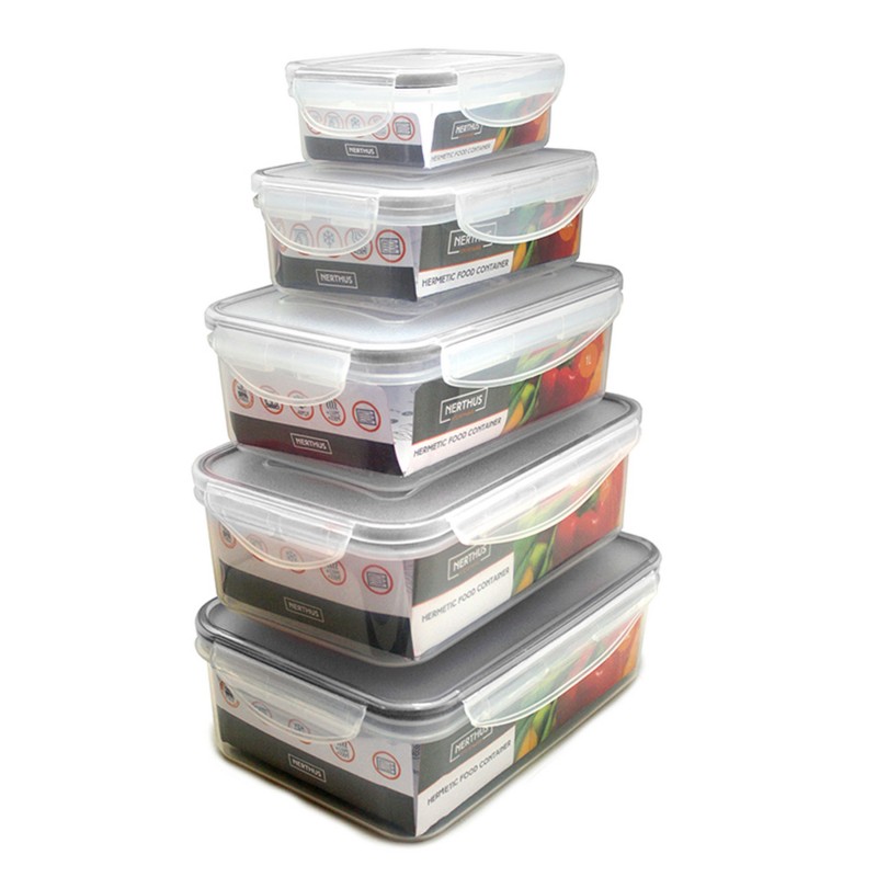 Nerthus Kitchenware Recipiente Hermético 1L