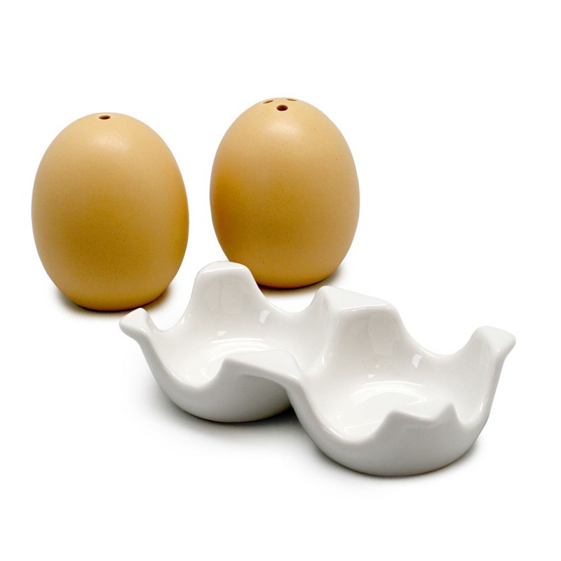 Nerthus Kitchenware Salero Pimentero Huevos