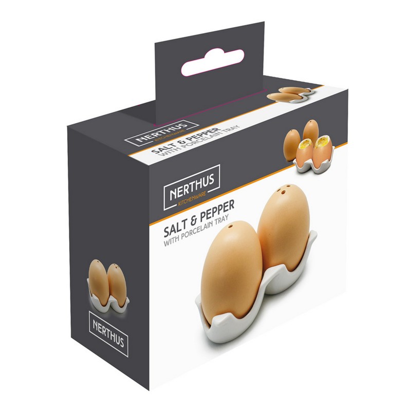 Nerthus Kitchenware Salero Pimentero Huevos