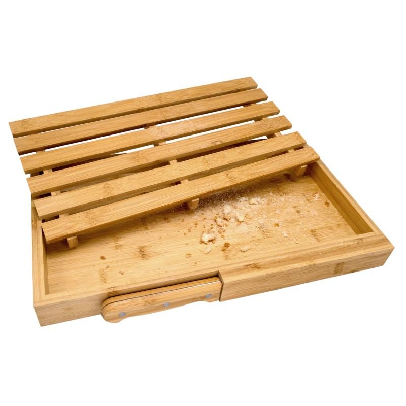 Nerthus Kitchenware Tabla Corte Pan Con Cuchillo