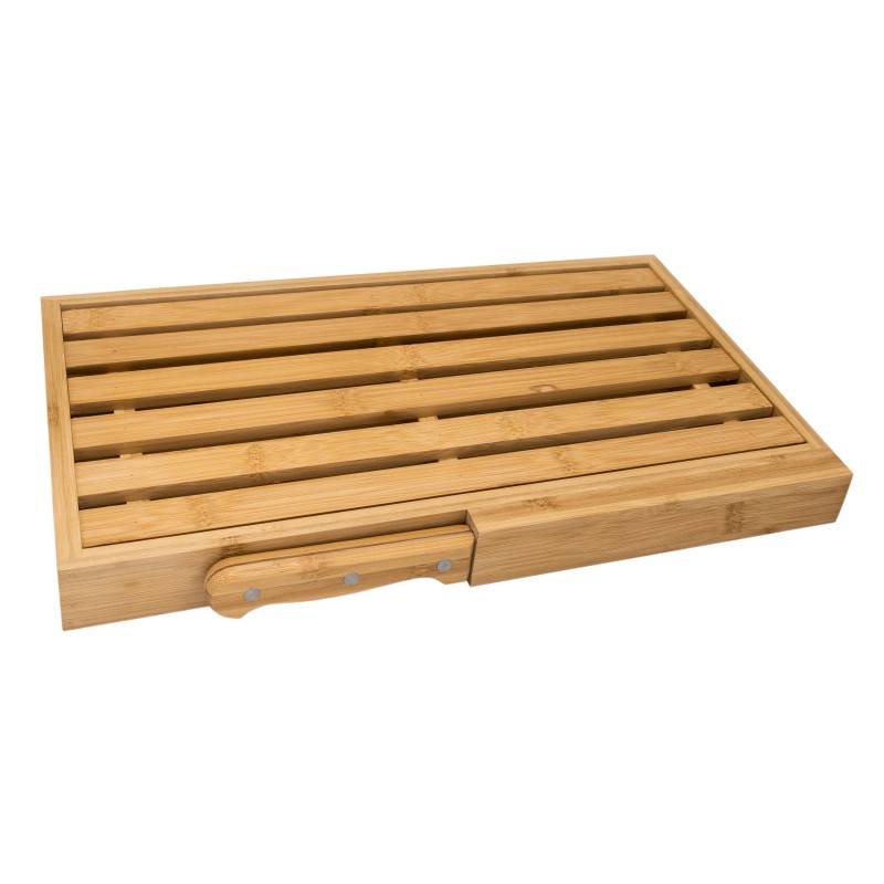 nerthus kitchenware Tabla corte pan con cuchillo
