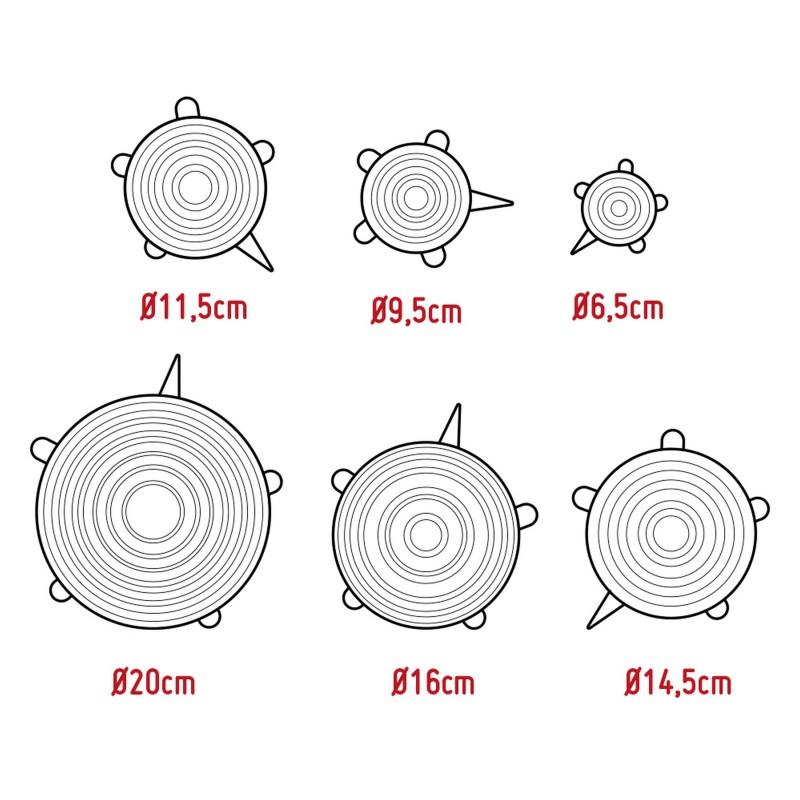 Nerthus Kitchenware Tapas Universales De Silicona