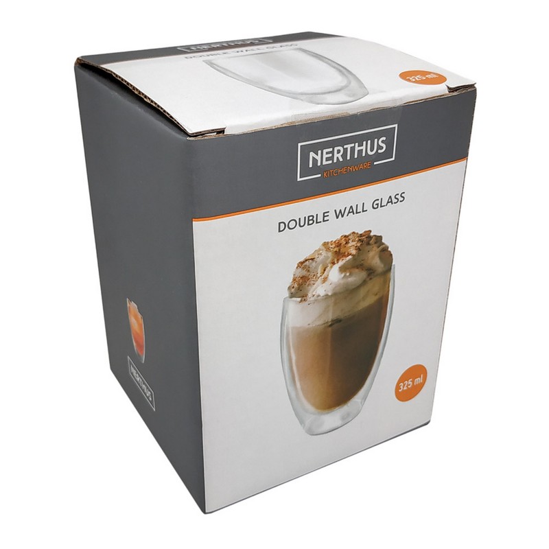 Nerthus Kitchenware Vaso De Doble Pared 350 Ml