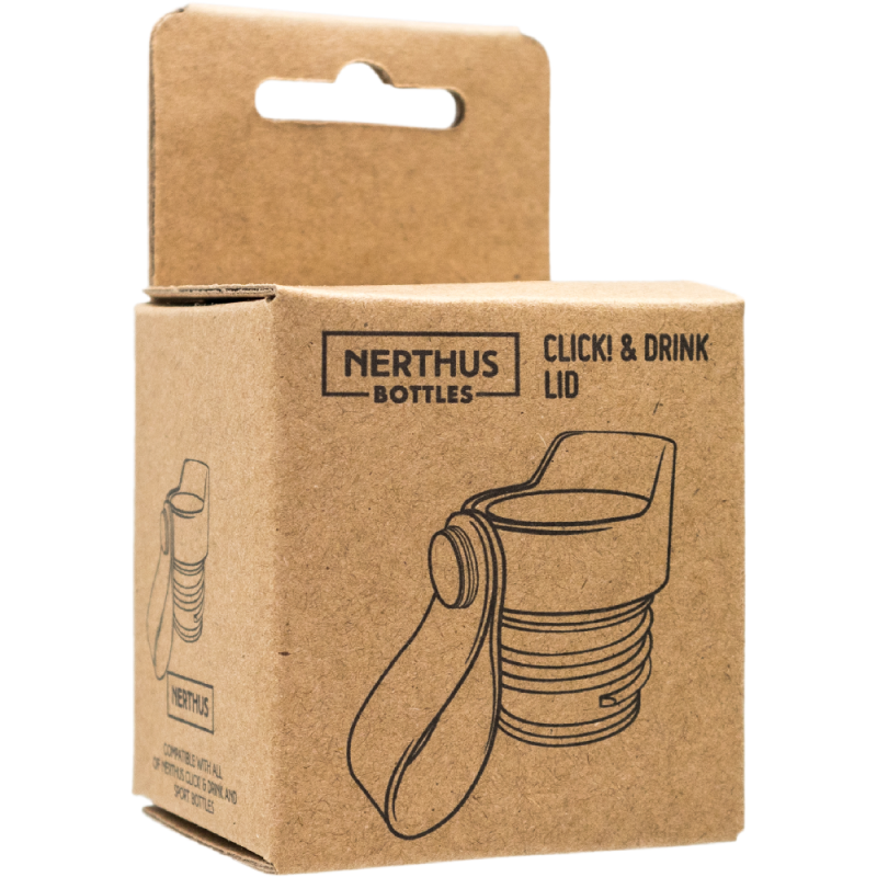 Nerthus Kitchenware Tapón Click & Drink Negro Compatible Con Todas Botellas Sport De Nerthus