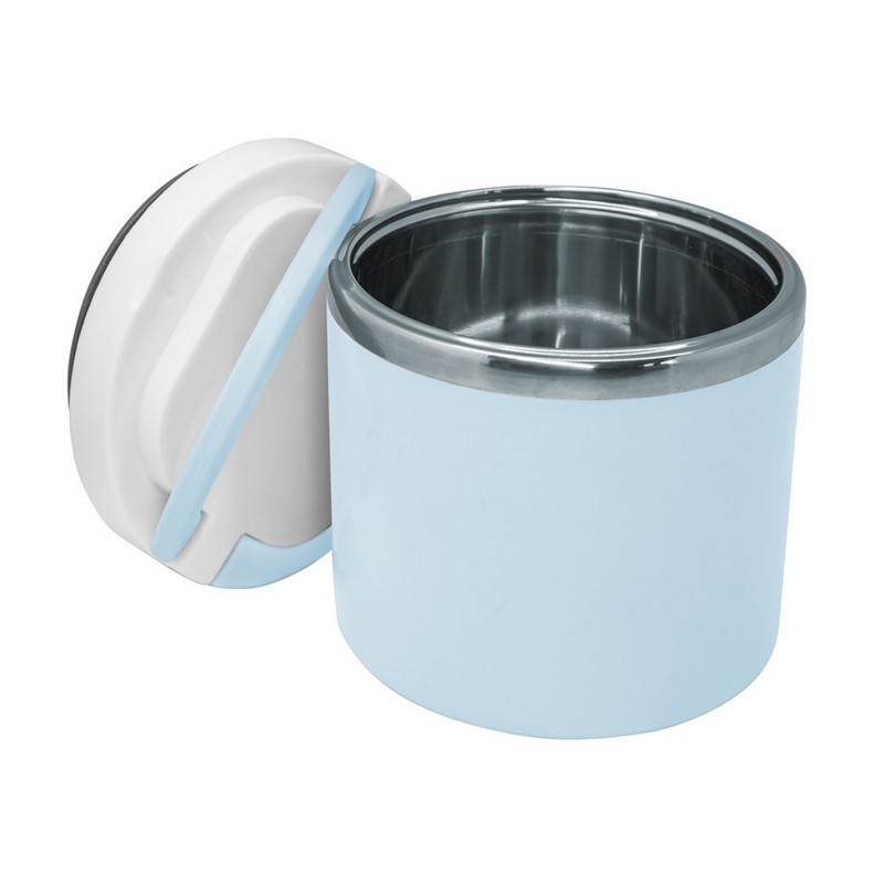 Nerthus Kitchenware Termo Doble Pared Acero Inoxidable Azul Pastel 700 Ml