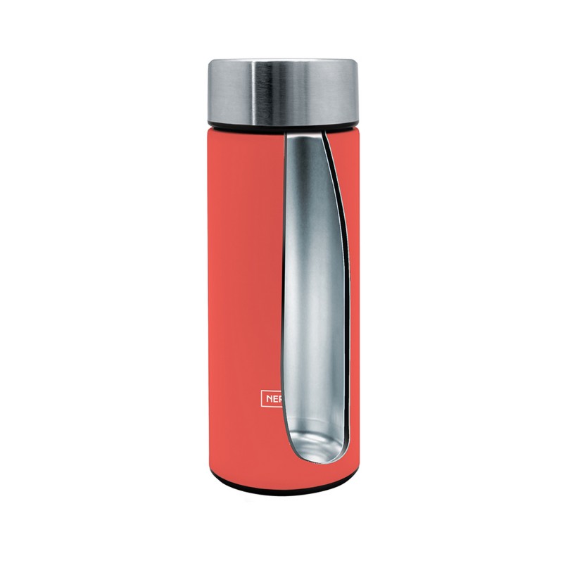 Nerthus Kitchenware Termo Té DOBLE PARED Acero 300 Ml CORAL