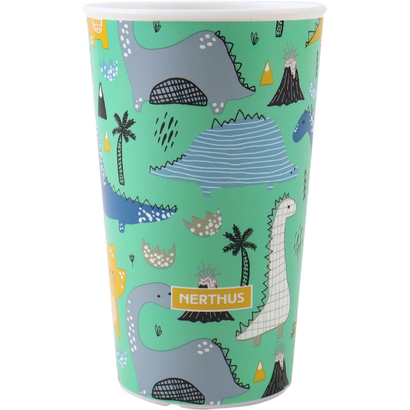 Nerthus Kitchenware Vaso Plástico Infantil De 250 Ml Dinosaurios