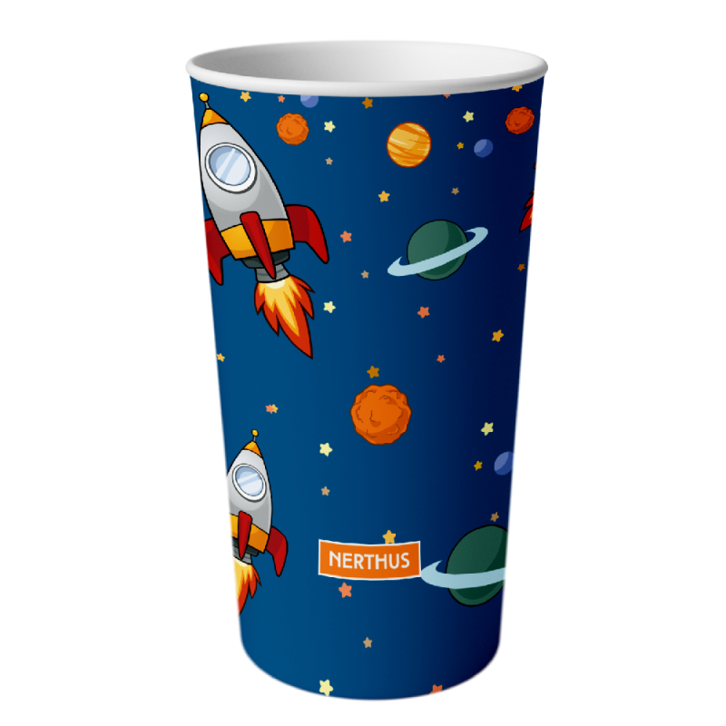 nerthus kitchenware Vaso plástico Infantil de 250 ml Espacio