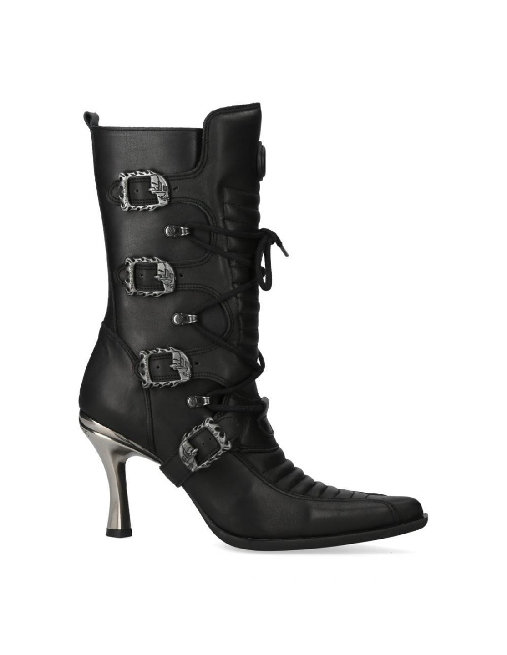 New Rock 9375 ITALI NEGRO NOMADA NEGRO MALICIA GOMA 2 TACON CARIBE