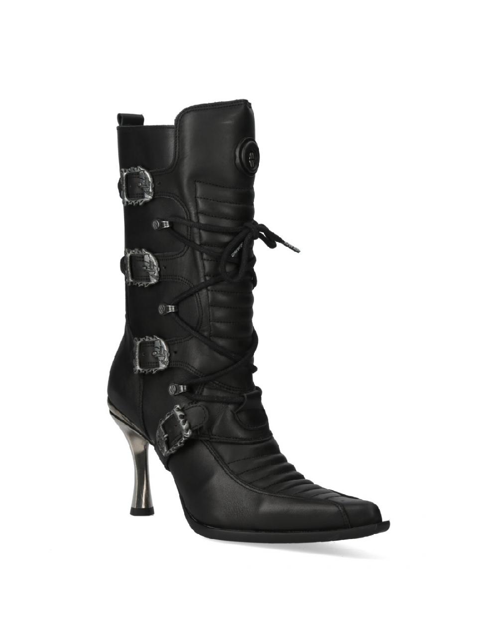 New Rock 9375 ITALI NEGRO NOMADA NEGRO MALICIA GOMA 2 TACON CARIBE