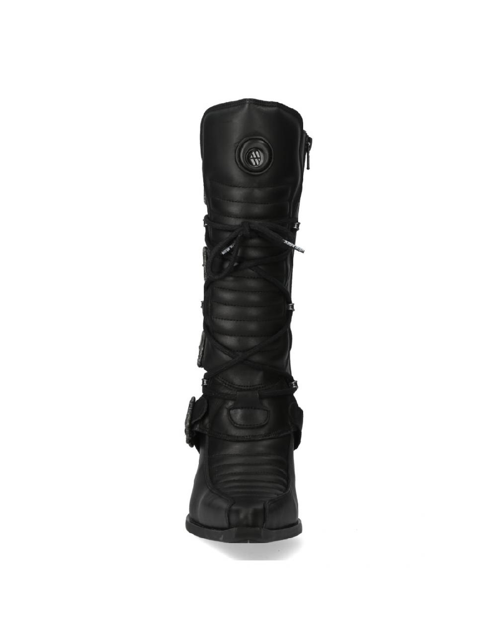 New Rock 9375 ITALI NEGRO NOMADA NEGRO MALICIA GOMA 2 TACON CARIBE