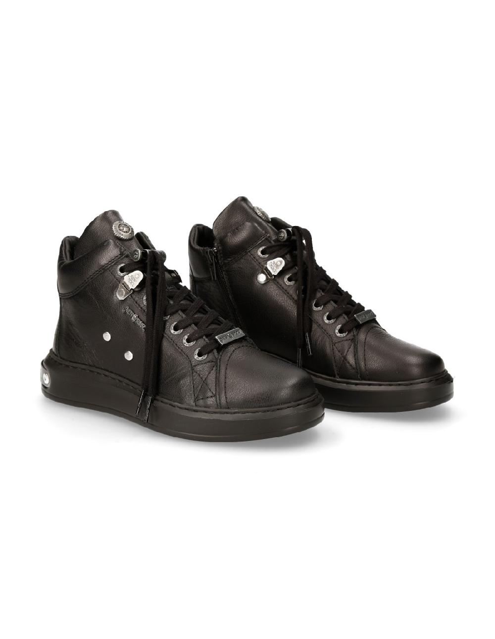 new rock ANKLE BOOT B-LIGHT WITH LACES M-PISA102-S51
