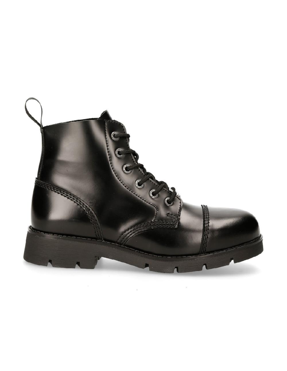 New Rock ANKLE BOOT BLACK RANGER WITH LACES M-RANGER006-S2