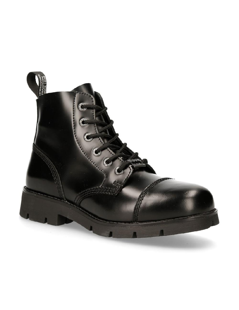New Rock ANKLE BOOT BLACK RANGER WITH LACES M-RANGER006-S2