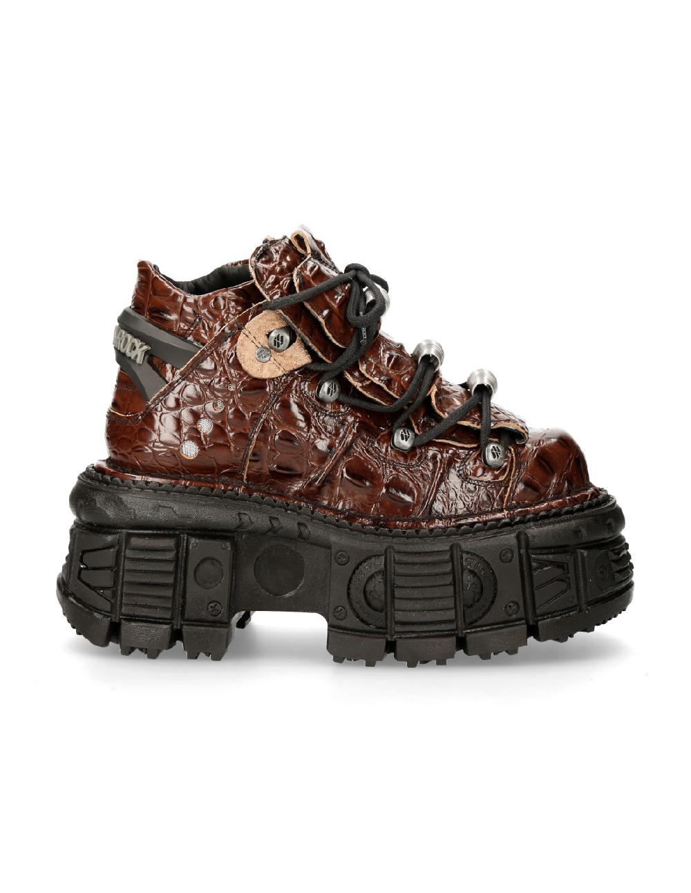 New Rock ANKLE BOOT IMPERFECT WITH LACES M-106M-C13