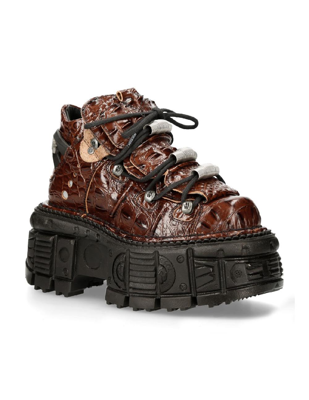 New Rock ANKLE BOOT IMPERFECT WITH LACES M-106M-C13
