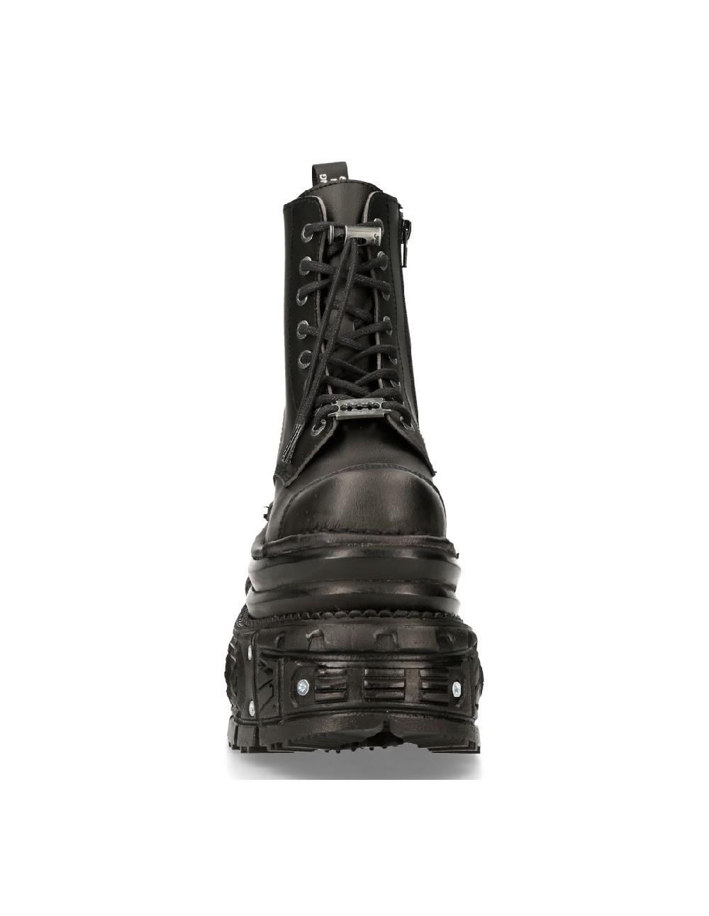 New Rock ANKLE BOOT IMPERFECT WITH LACES M-MILI083CCT-V4