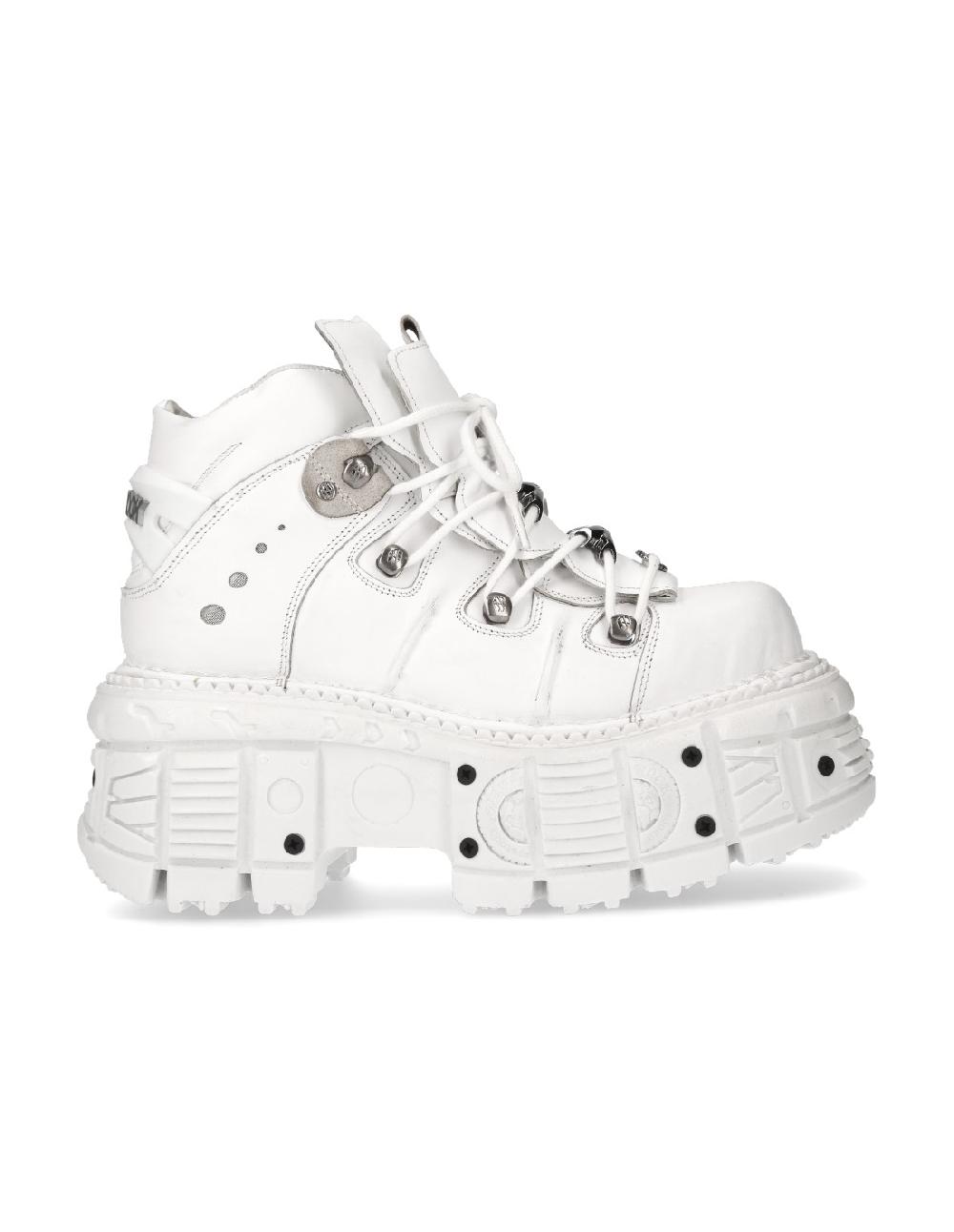 New Rock ANKLE BOOT IMPERFECT WITH LACES M-TANK106-C1