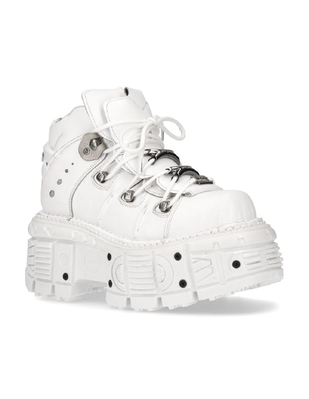 New Rock ANKLE BOOT IMPERFECT WITH LACES M-TANK106-C1