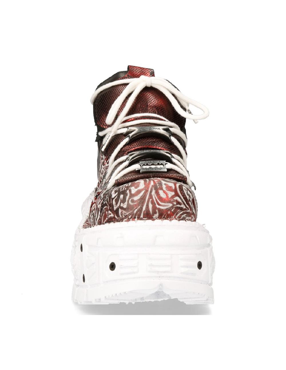 New Rock ANKLE BOOT IMPERFECT WITH LACES M-TANK106B-C3