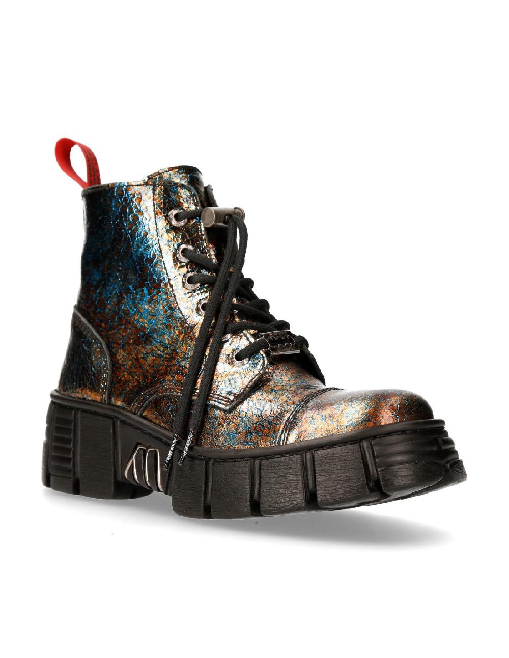 New Rock ANKLE BOOT TOWER WITH LACES M-WALL005CT-C24