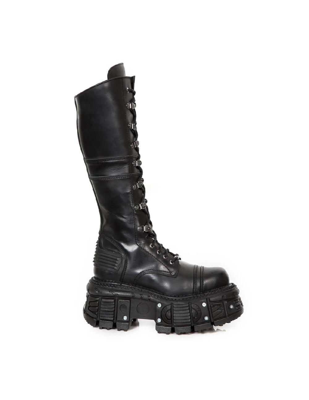 New Rock HIGH BOOT IMPERFECT WITH LACES M-TANK004-C5