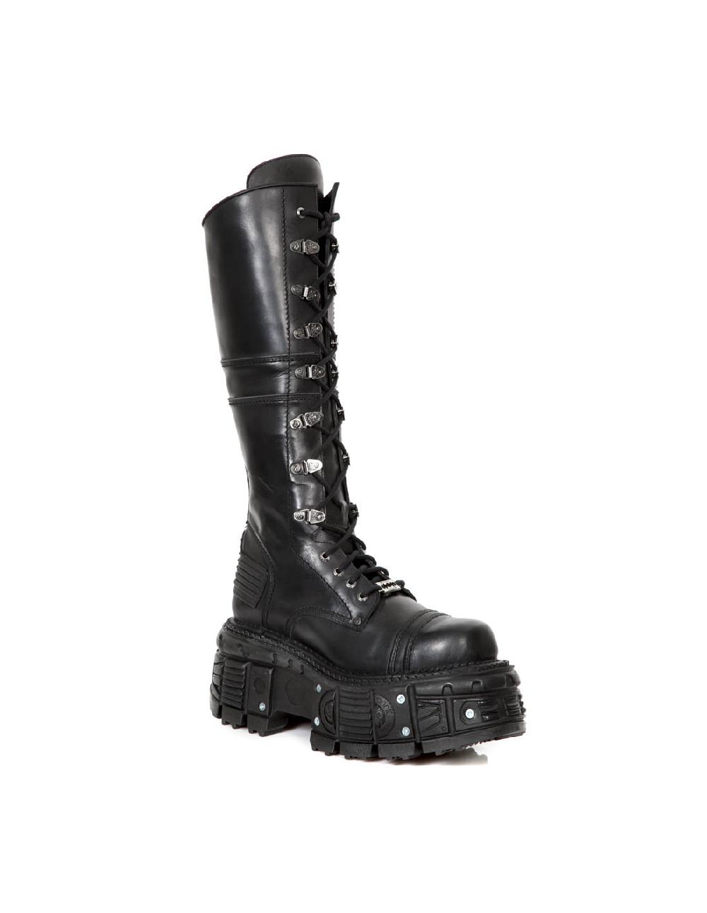 New Rock HIGH BOOT IMPERFECT WITH LACES M-TANK004-C5