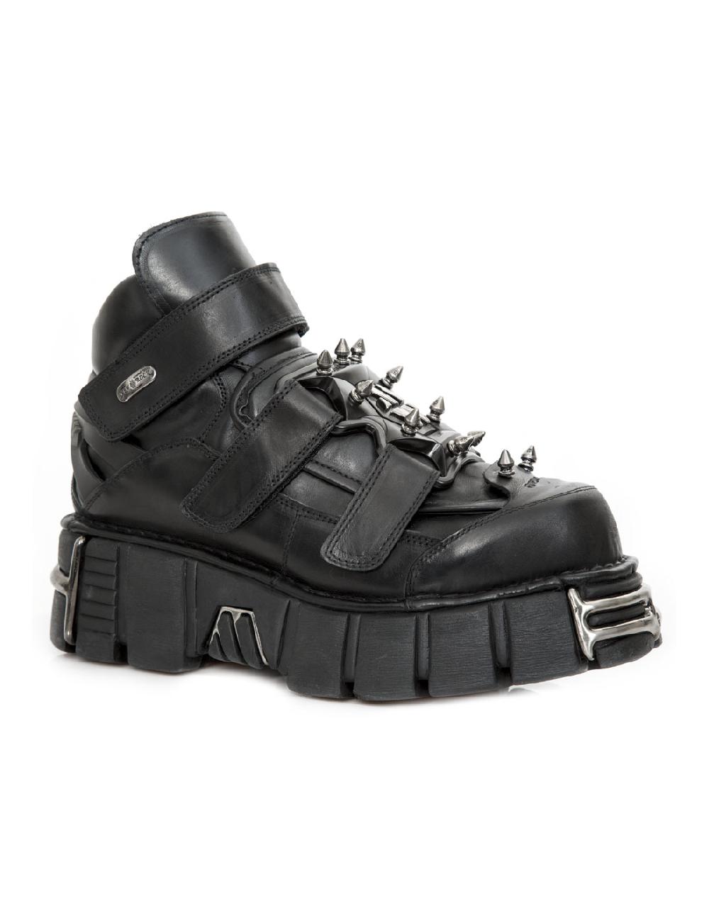 new rock M.285C-S1 NOMADA NEGRO TORRE NEGRO ACERO N