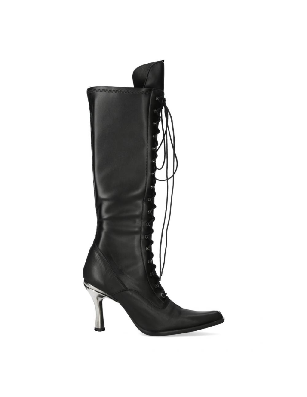 New Rock M.9053-C1 ITALI NEG Y ELASTICO NEG MALICIA TACON CARIBE ACE