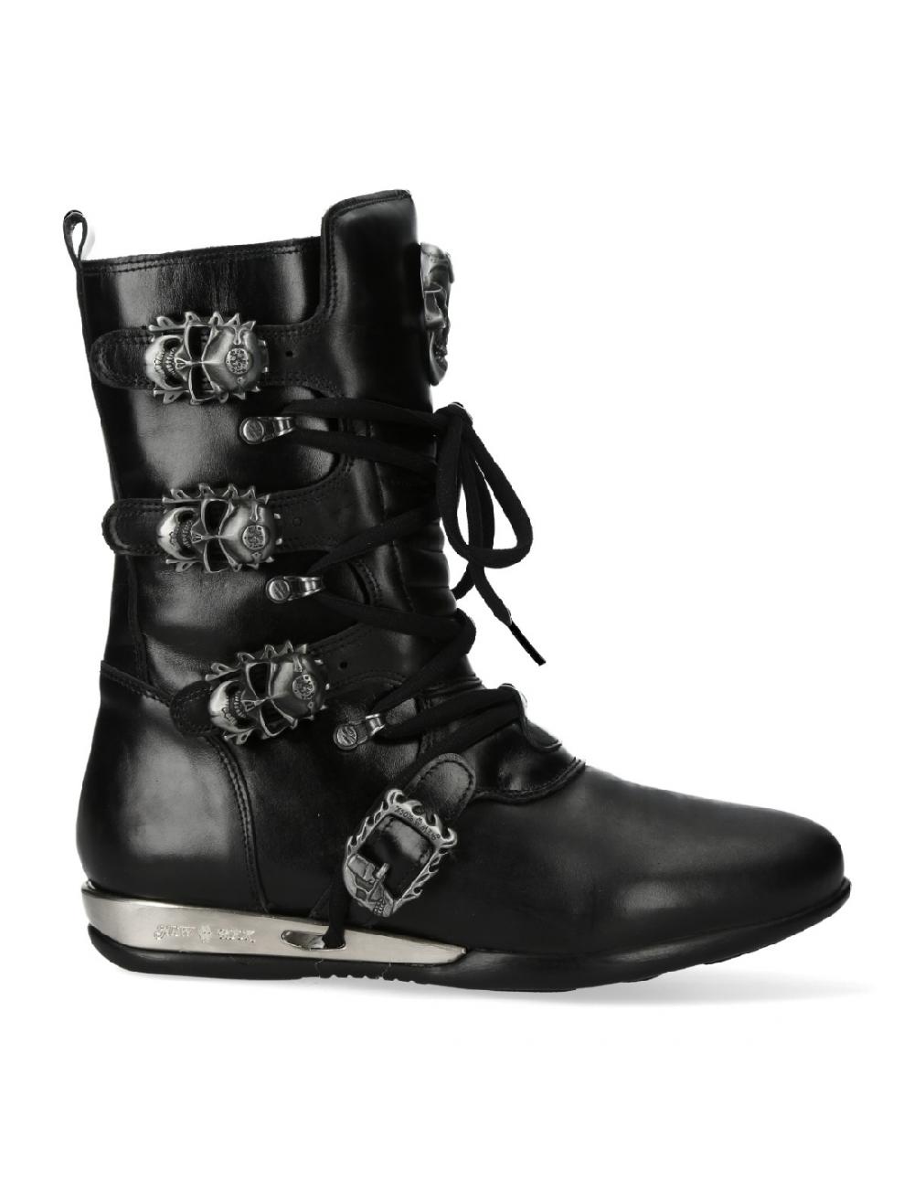 New Rock M.HY017-C1 NOMADA NEGRO HÍBRIDO NEGRO CUÑA ACERO