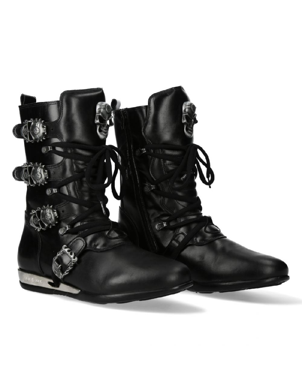 new rock M.HY017-C1 NOMADA NEGRO HÍBRIDO NEGRO CUÑA ACERO