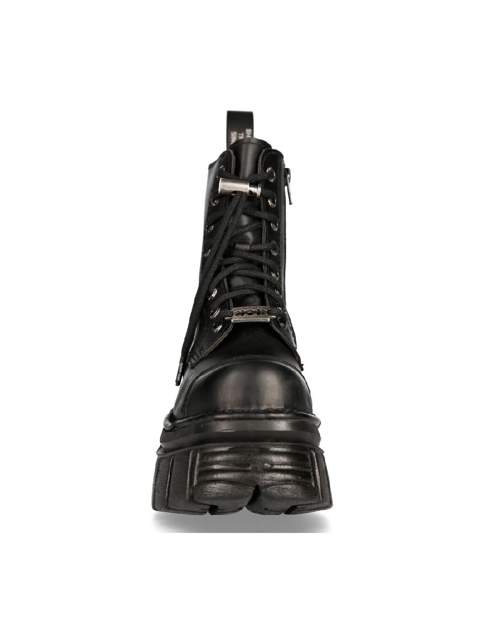 New Rock M.NEWMILI083-S21 NOMADA NEGRO TOWER NEGRO LATERAL E-14 PASACORDON CUCHILLA
