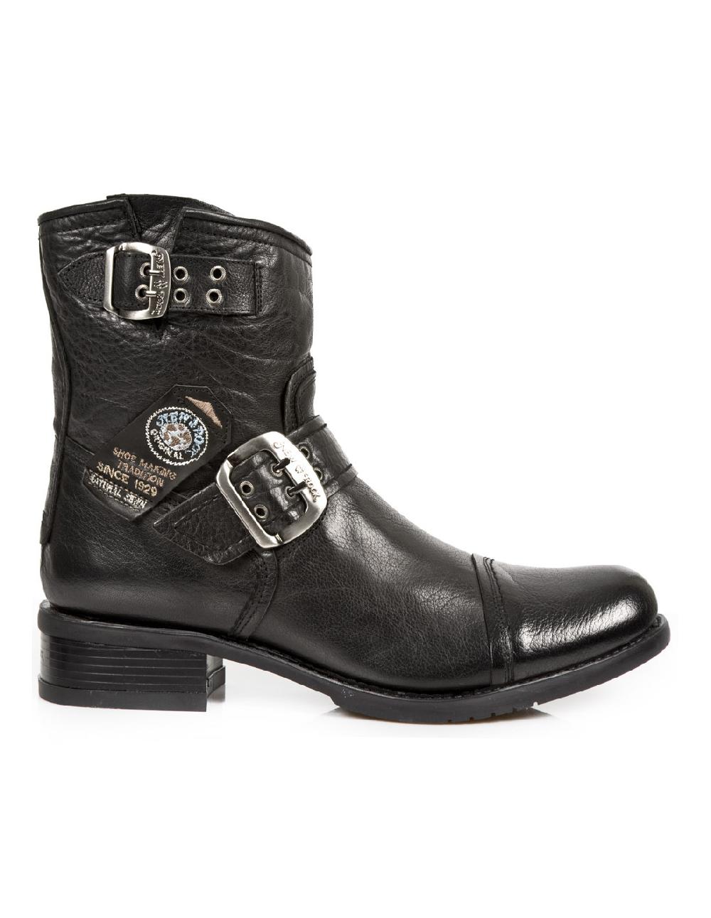 new rock ANKLE BOOT BIKER M-GY05-S10