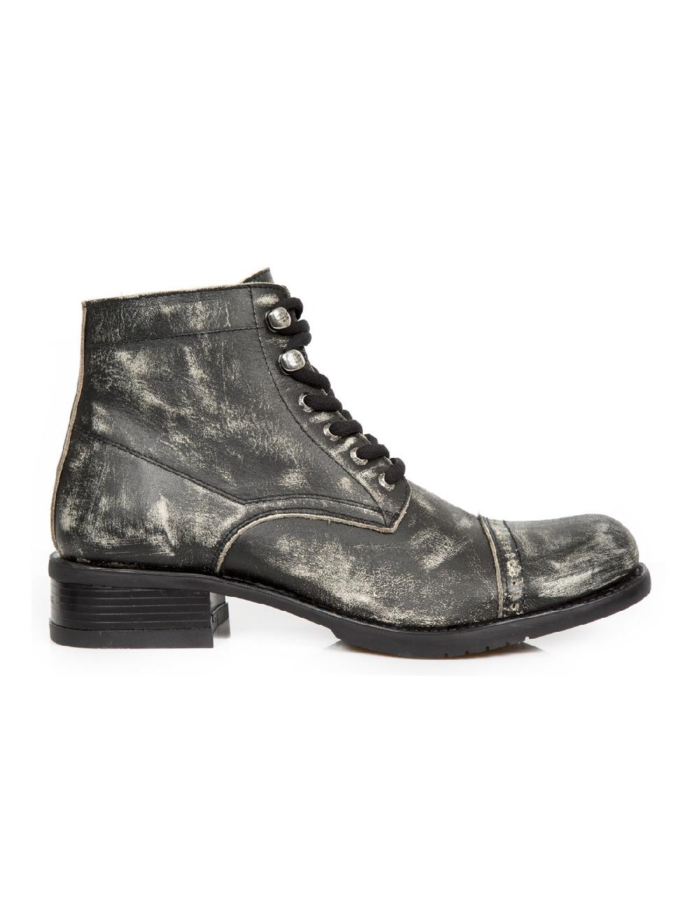 new rock ANKLE BOOT BIKER M-GY30-C11