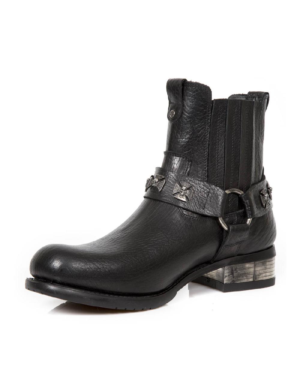 New Rock ANKLE BOOT BIKER M-GY34-S1