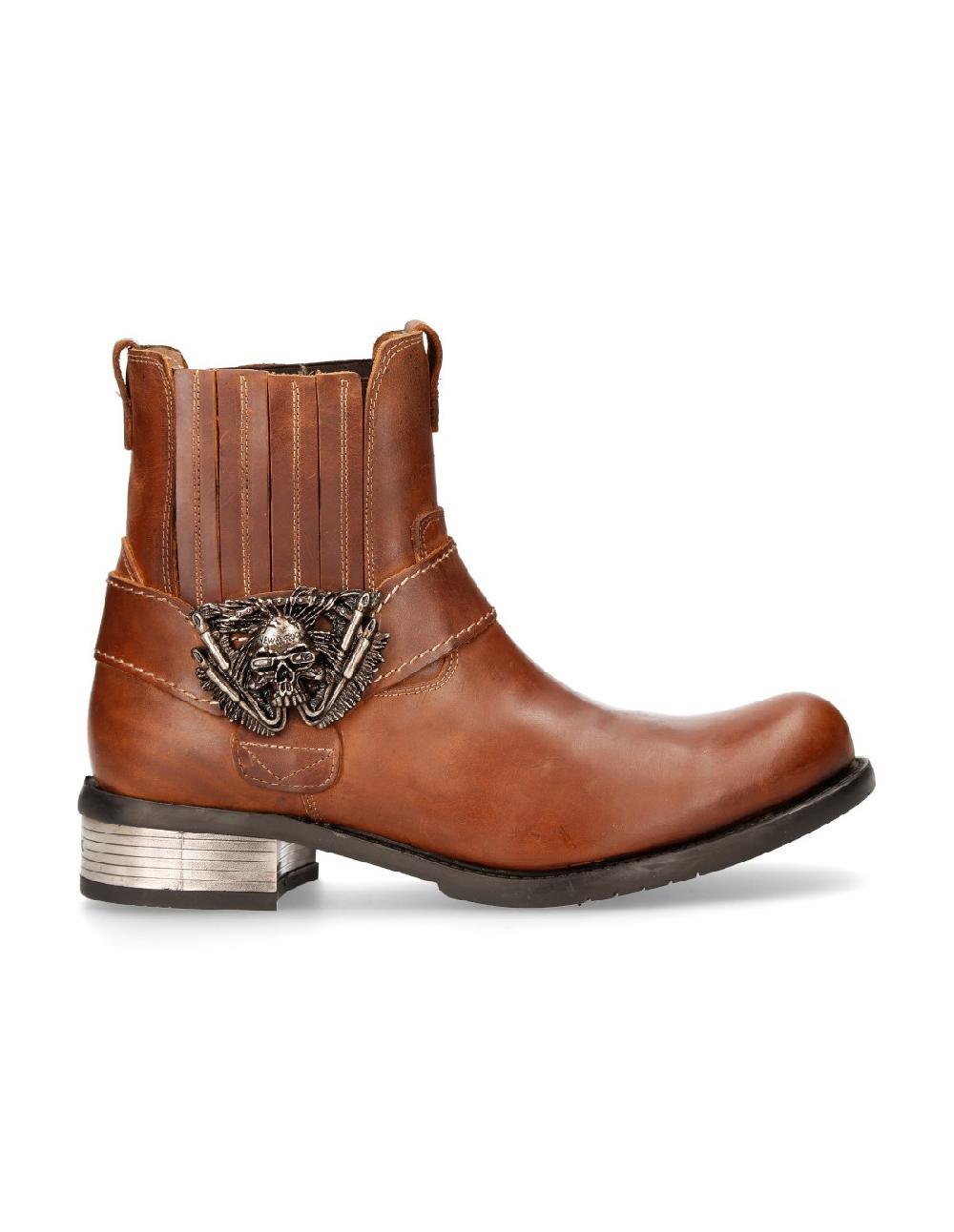 New Rock ANKLE BOOT BIKER M-GY35-S2
