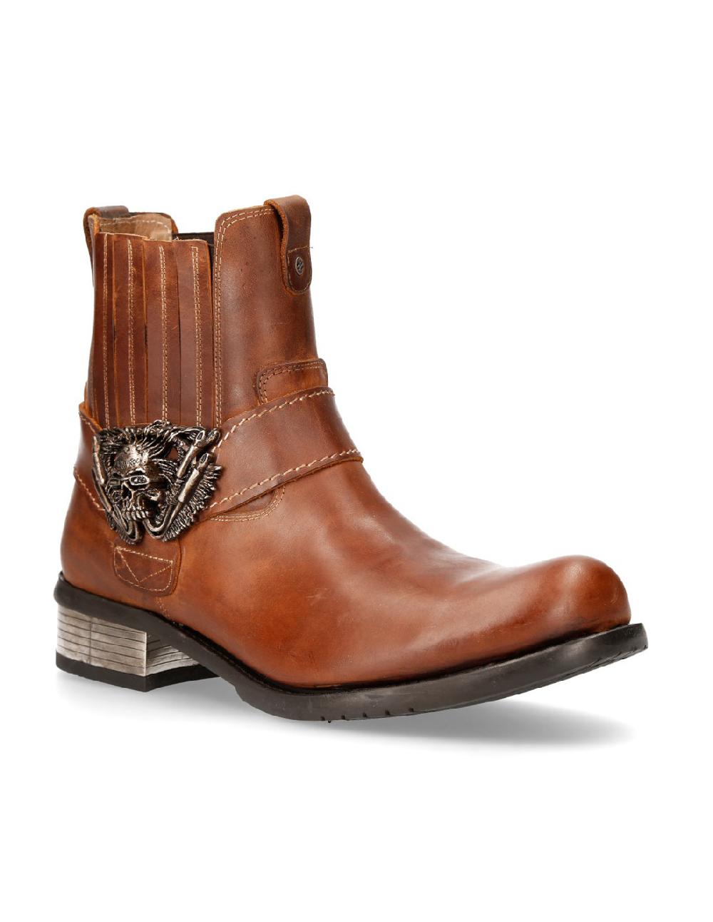New Rock ANKLE BOOT BIKER M-GY35-S2