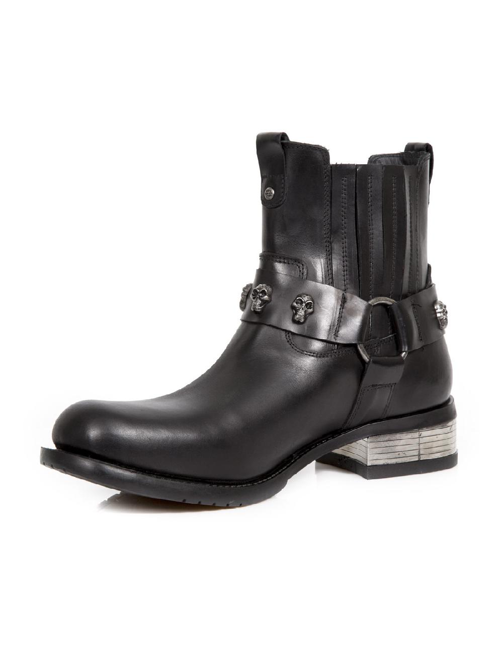 New Rock ANKLE BOOT BIKER M-GY37-C1
