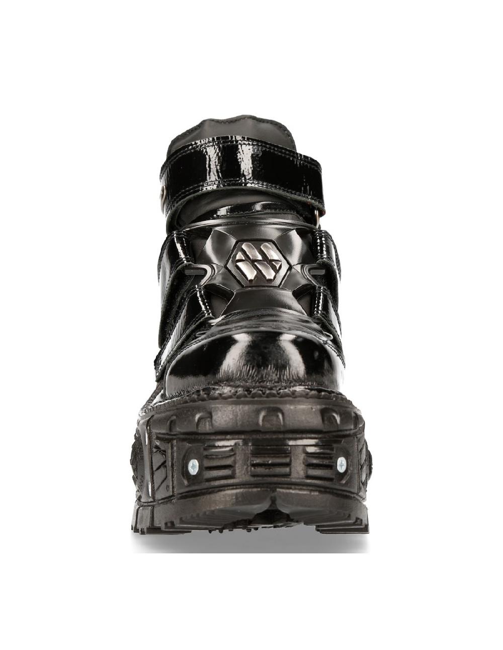 New Rock ANKLE BOOT BLACK IMPERFECT M-TANK008-R7