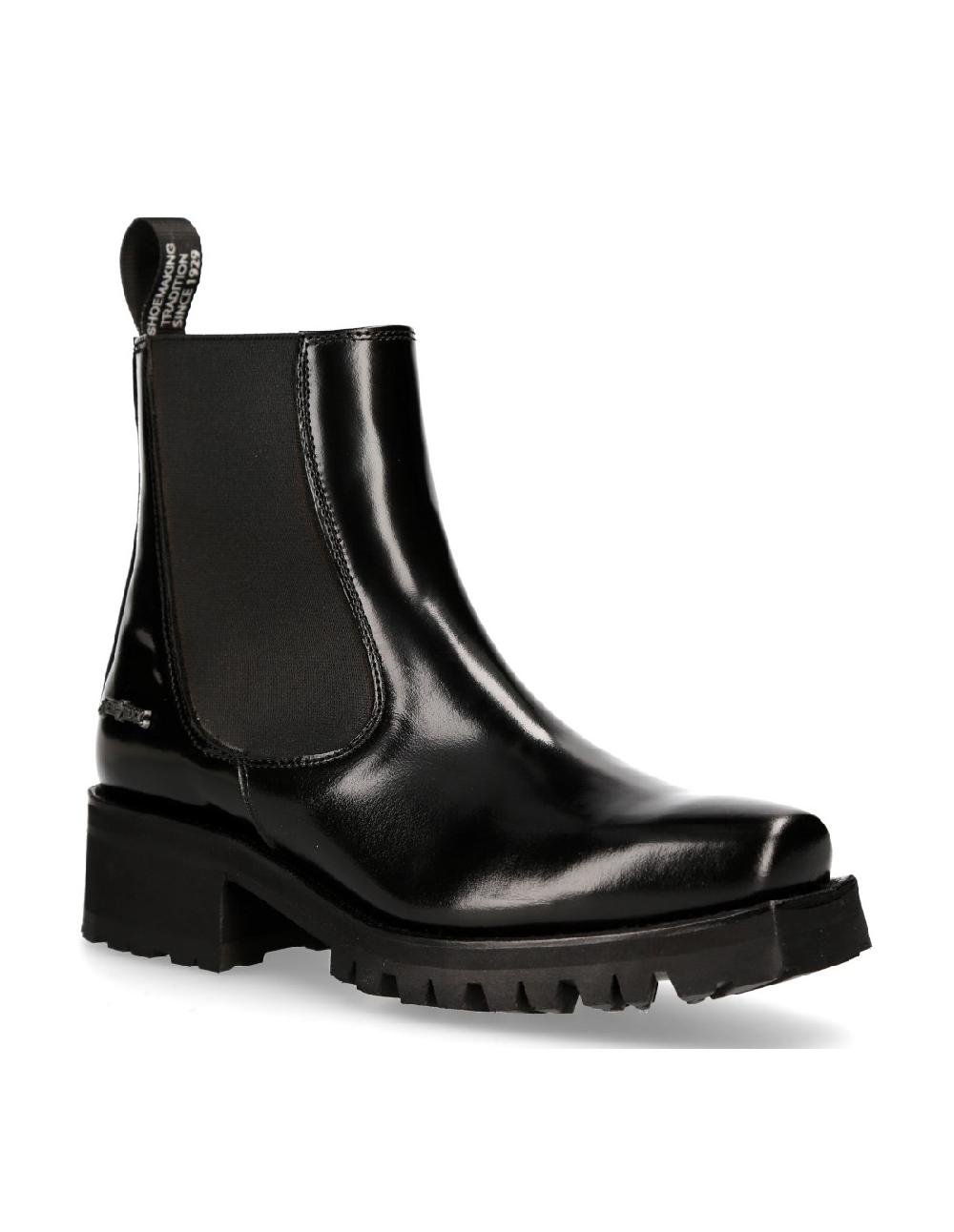 New Rock ANKLE BOOT BLACK PI M-7752-C1