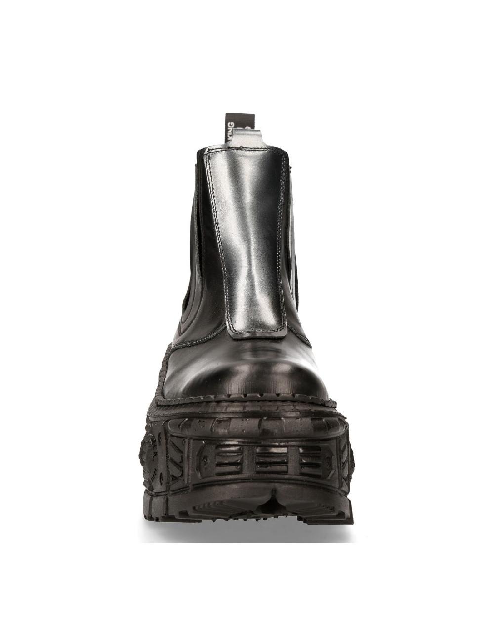 New Rock ANKLE BOOT BLACK TANK M-WALL049-C2