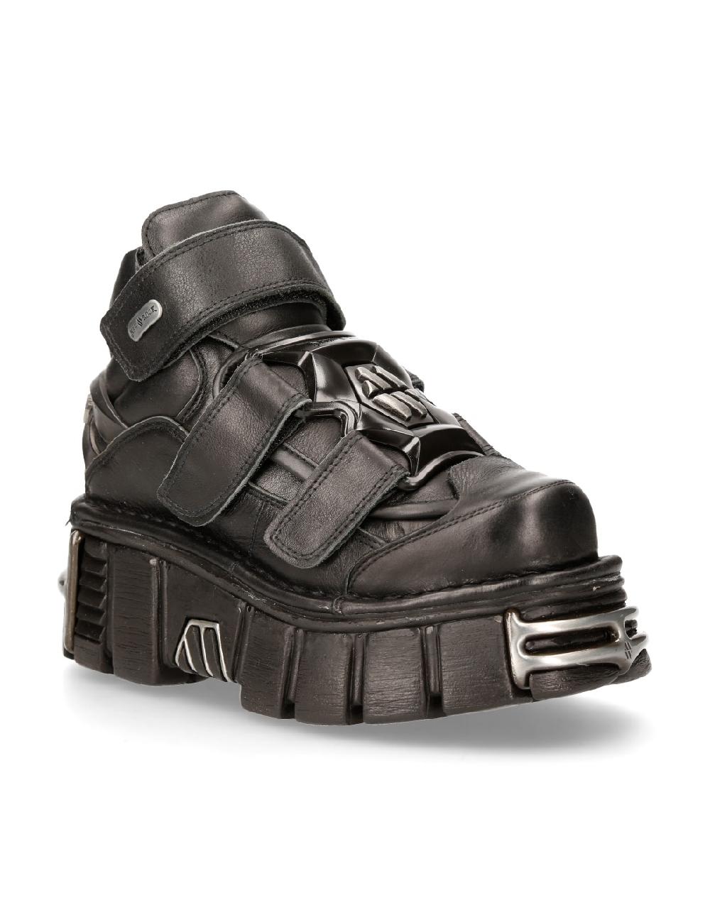 New Rock ANKLE BOOT BLACK TOWER M-285-S1