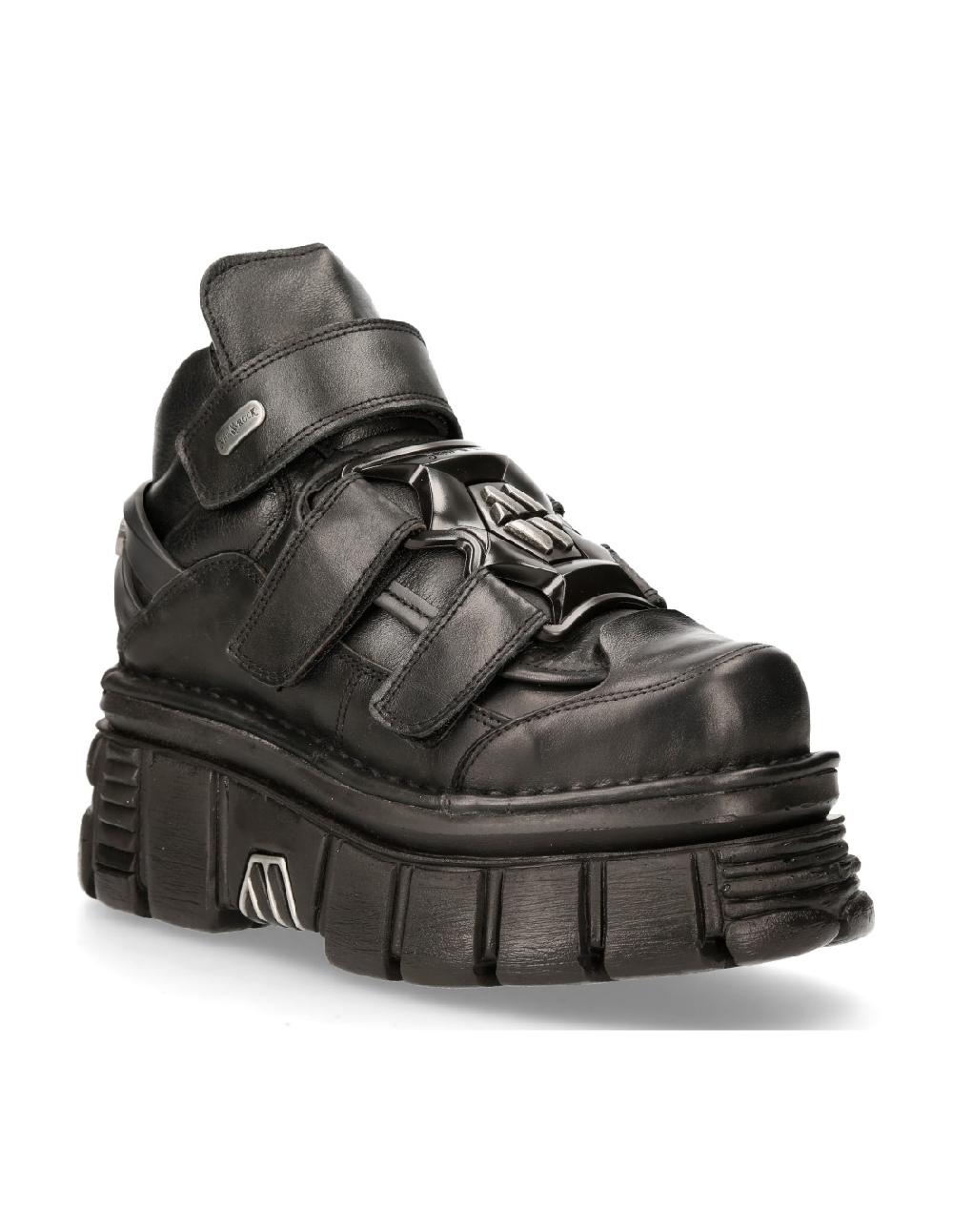 New Rock ANKLE BOOT BLACK TOWER M-285-S37