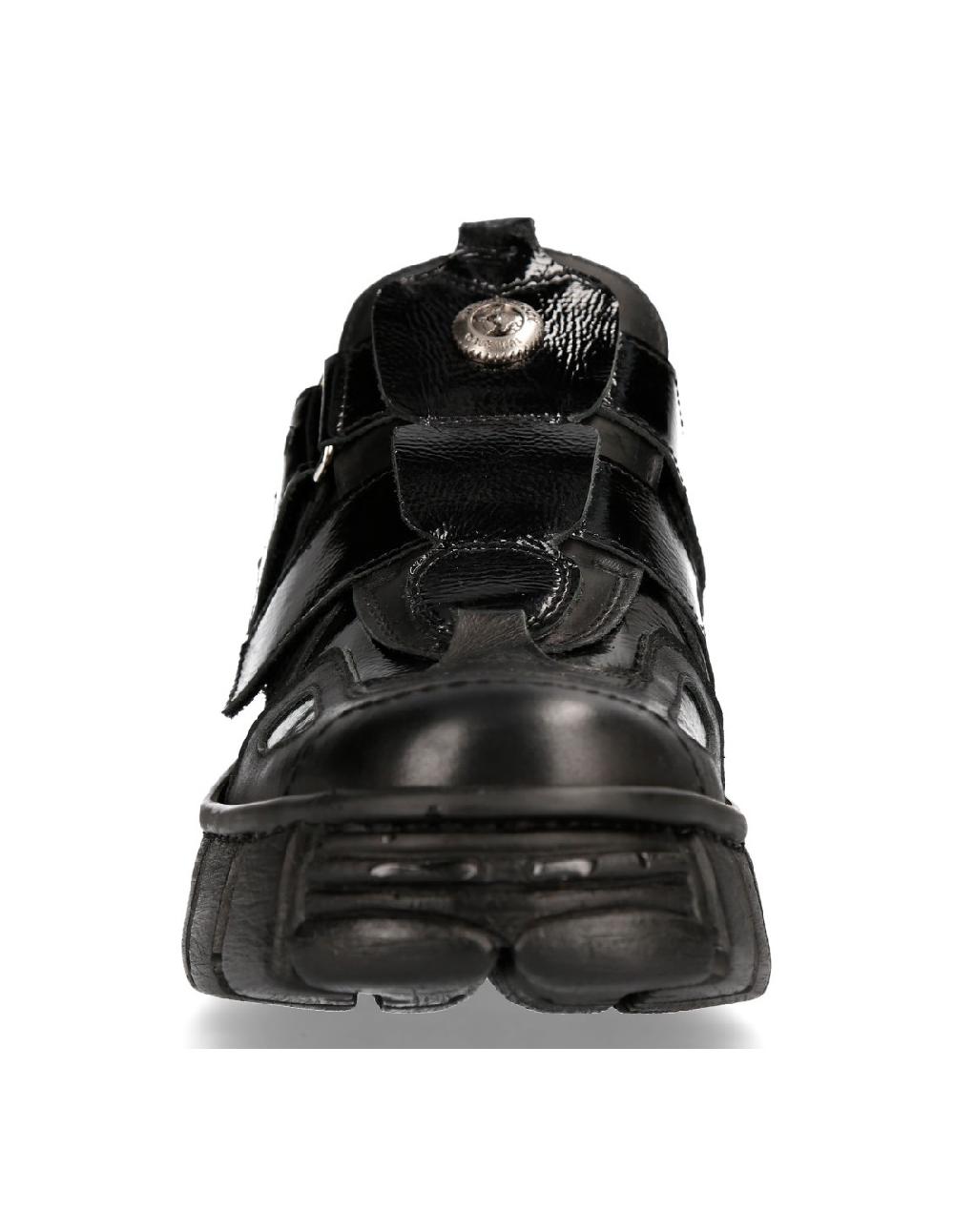 New Rock ANKLE BOOT BLACK TOWER M-WALL004-C3