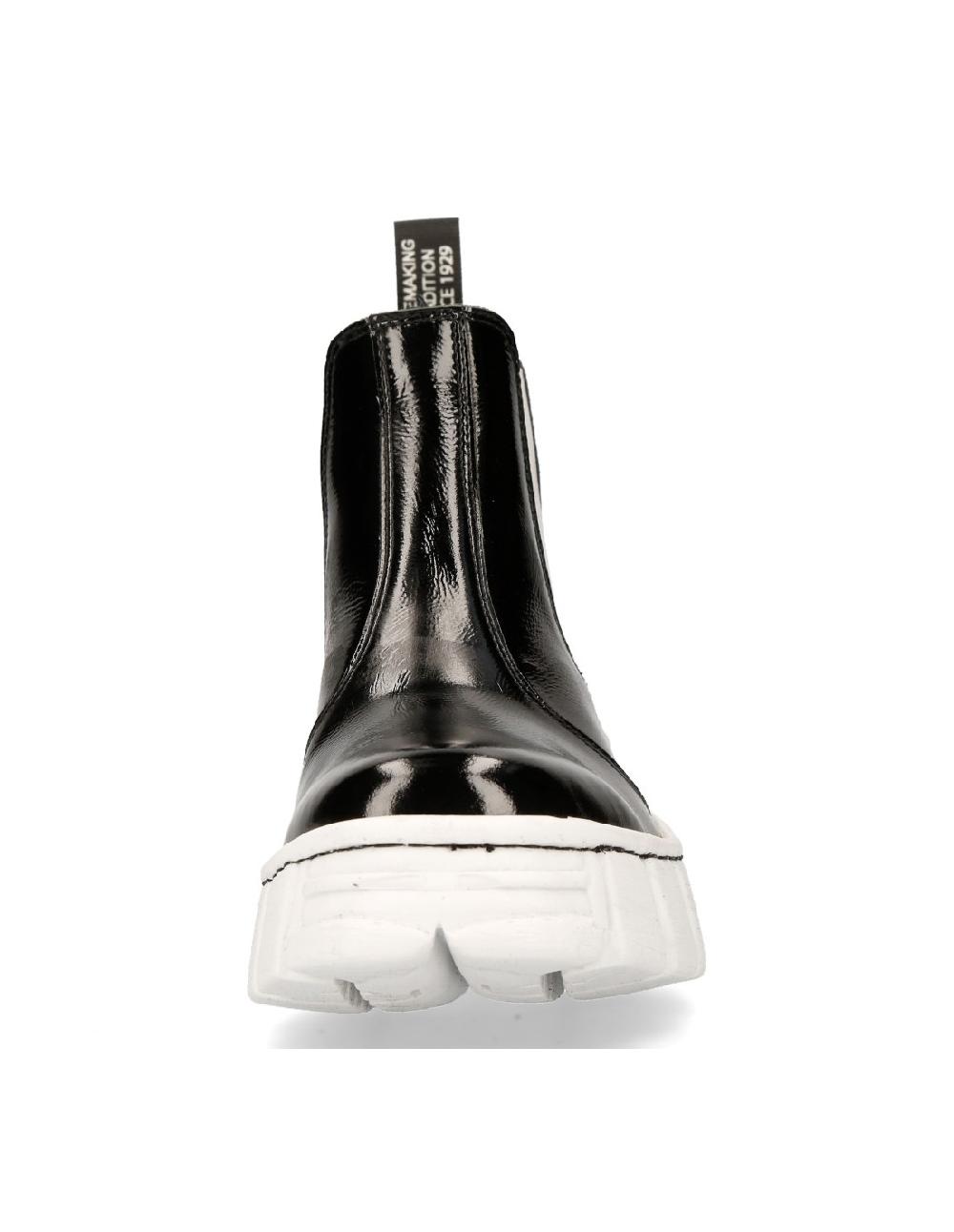 New Rock ANKLE BOOT BLACK TOWER M-WALL007-C1