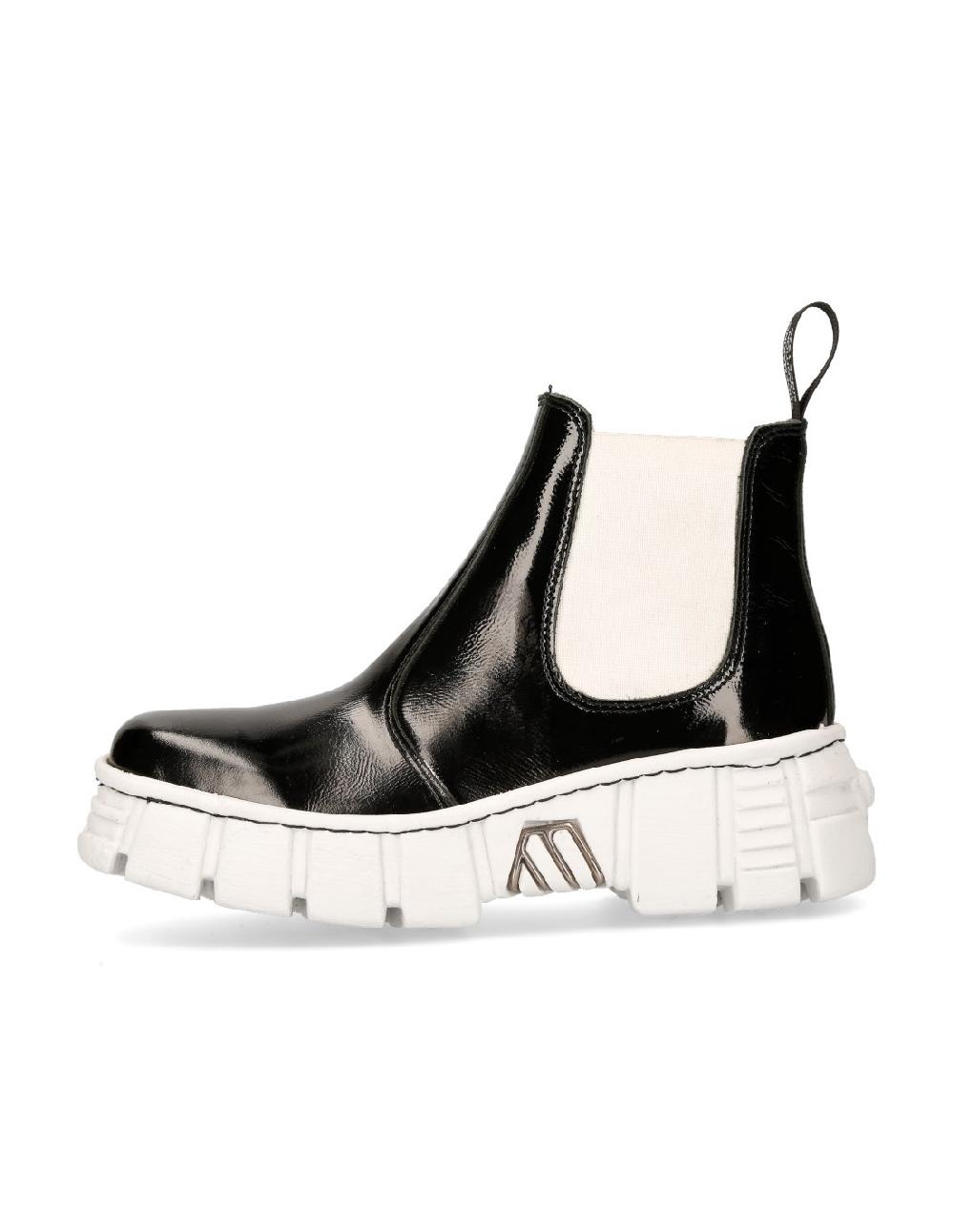 new rock ANKLE BOOT BLACK TOWER M-WALL007-C1