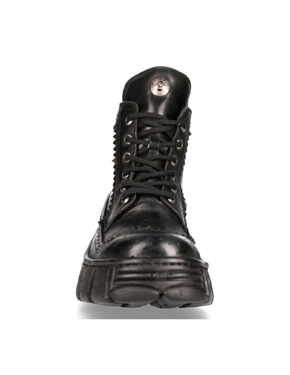 New Rock ANKLE BOOT BLACK TOWER M-WALL016-C1