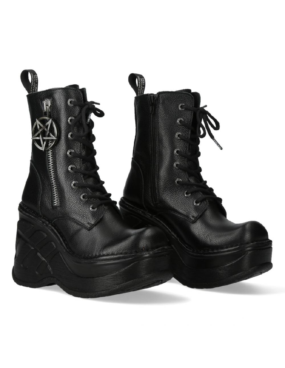 new rock ANKLE BOOT CUÑA M-SP0004-C2